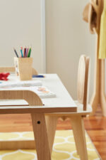 Combo MILANO blanco - Mesa milano blanco + banquitos conejo blancos - Imagen 4