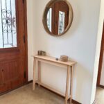 Mesa recibidora roble